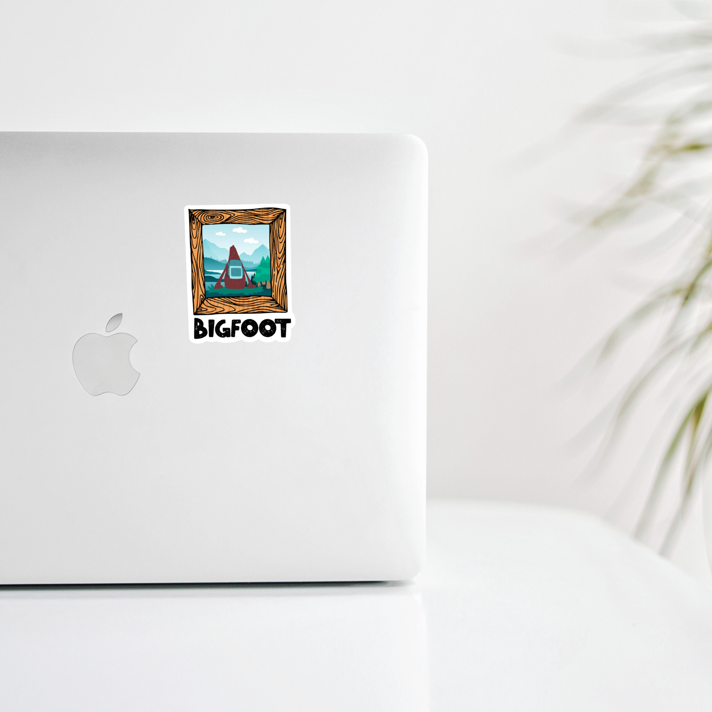 Bigfoot Portrait Sticker Sasquatch Sticker Cryptid
