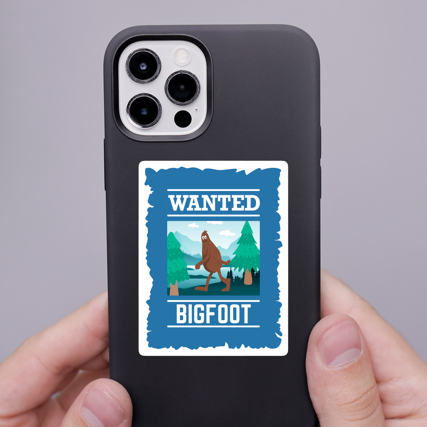Bigfoot Wanted Poster Sticker Sasquatch