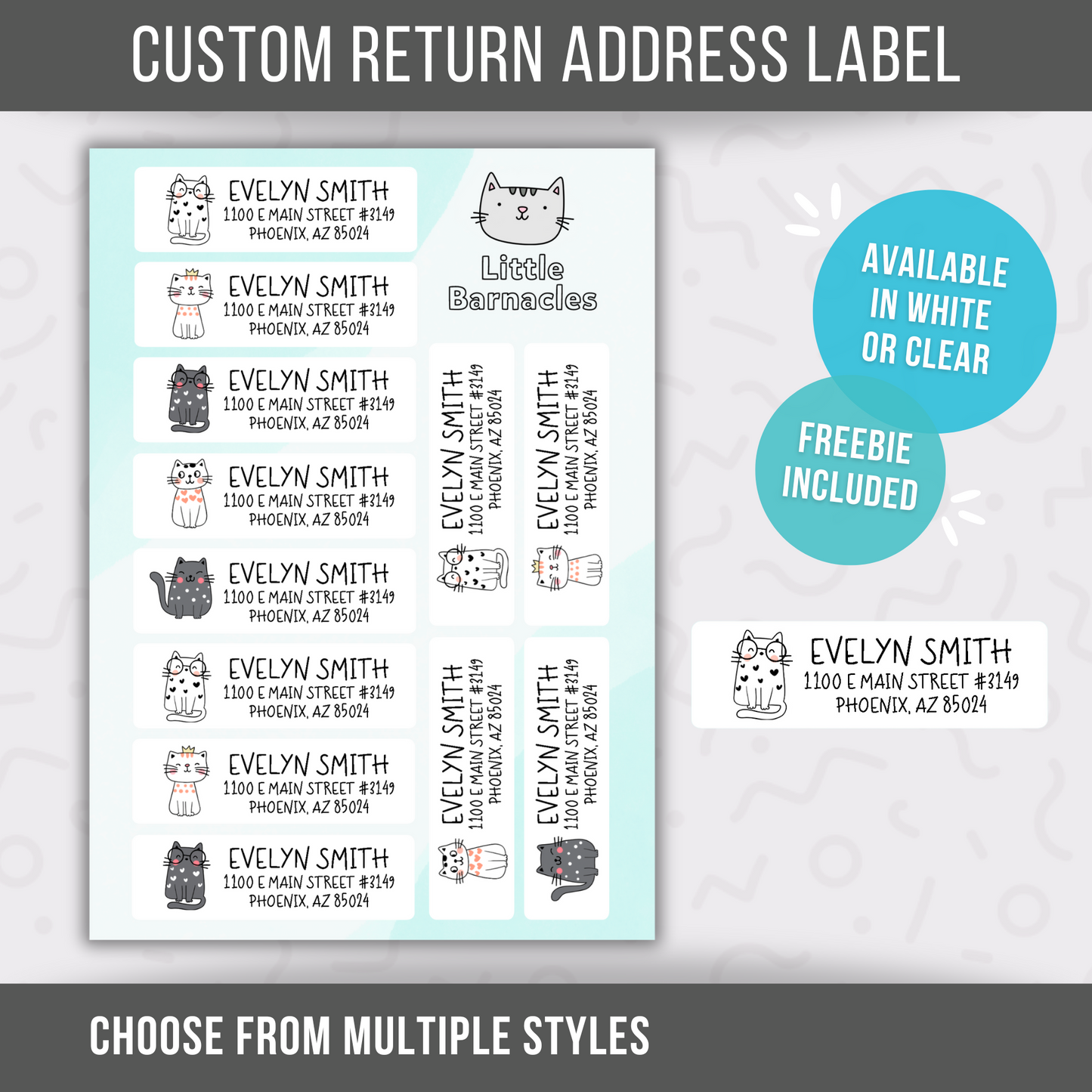 Custom Address Labels, Return Address Labels, Sheet of 12, Personalized Mailing Labels, Return Address Stickers, Customizable Address Labels