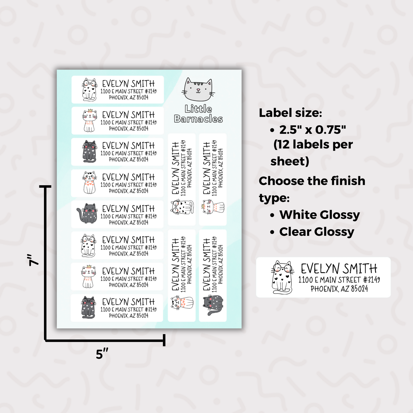 Custom Address Labels, Return Address Labels, Sheet of 12, Personalized Mailing Labels, Return Address Stickers, Customizable Address Labels