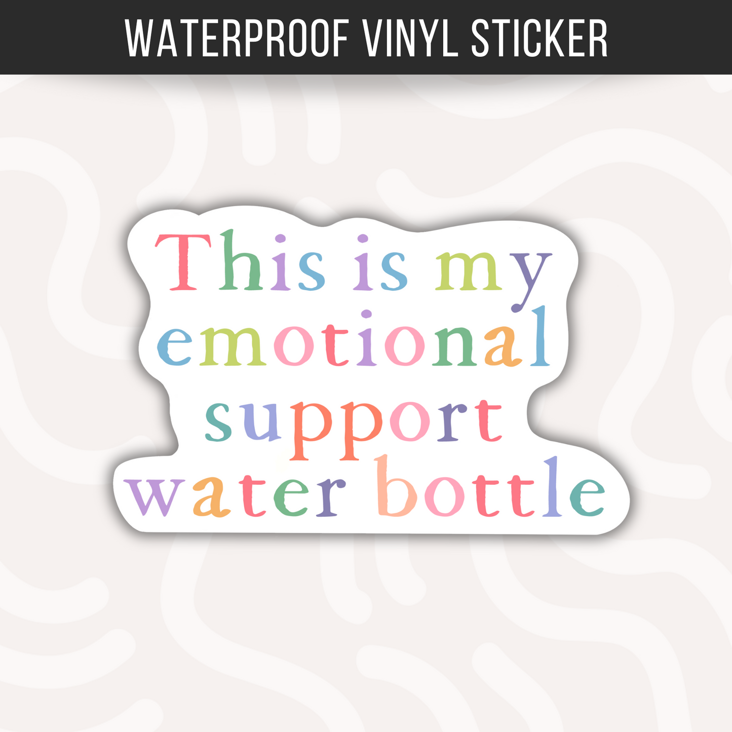 Emotional Support Sticker Anxiety Sticker Mental Health