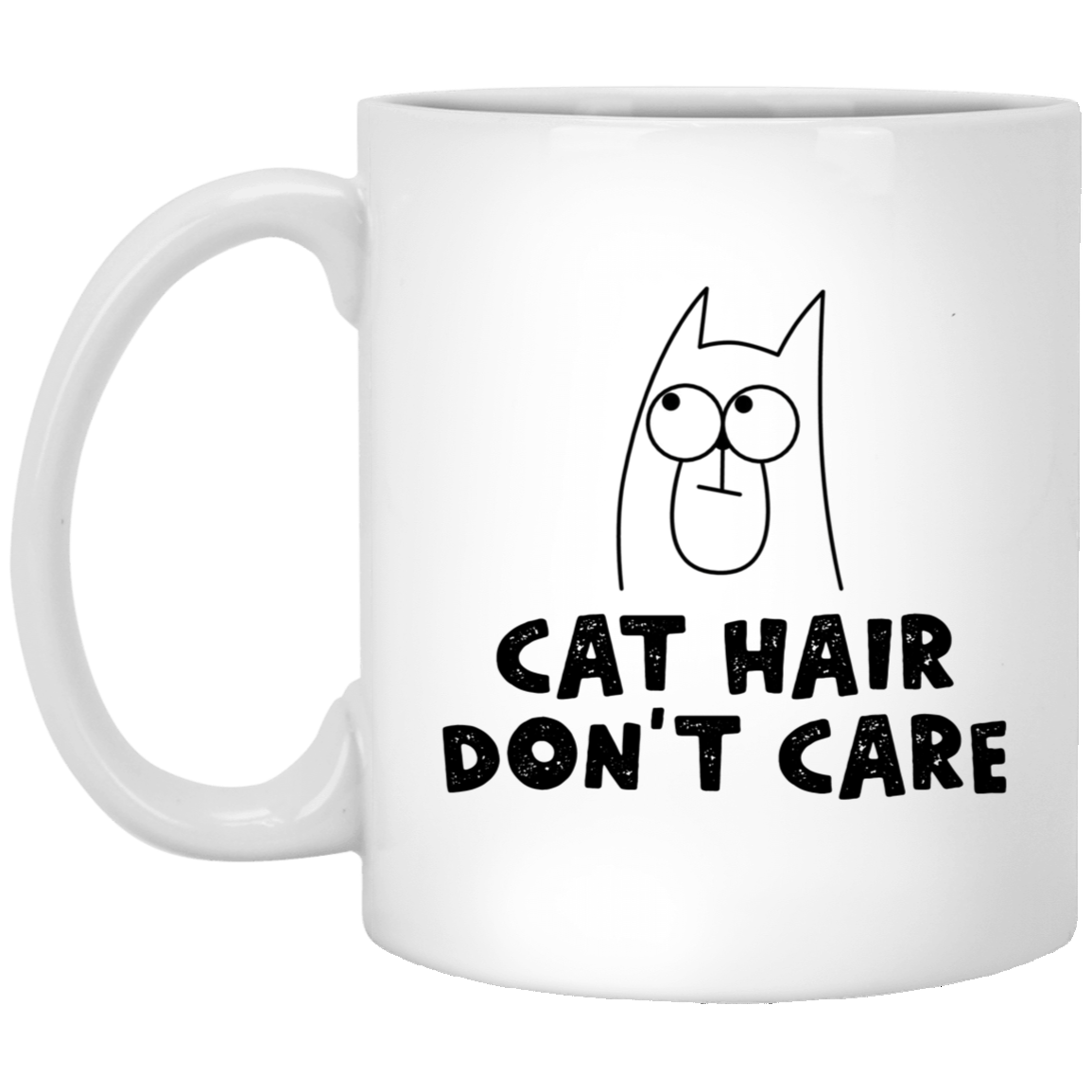 Funny Cat Hair Mug For Cat Lover Cat Coffee Cup