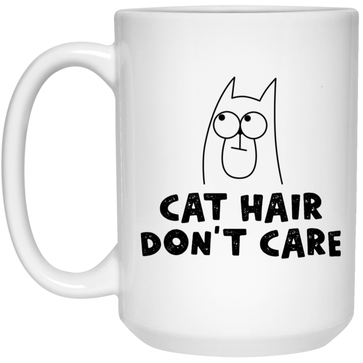 Funny Cat Hair Mug For Cat Lover Cat Coffee Cup