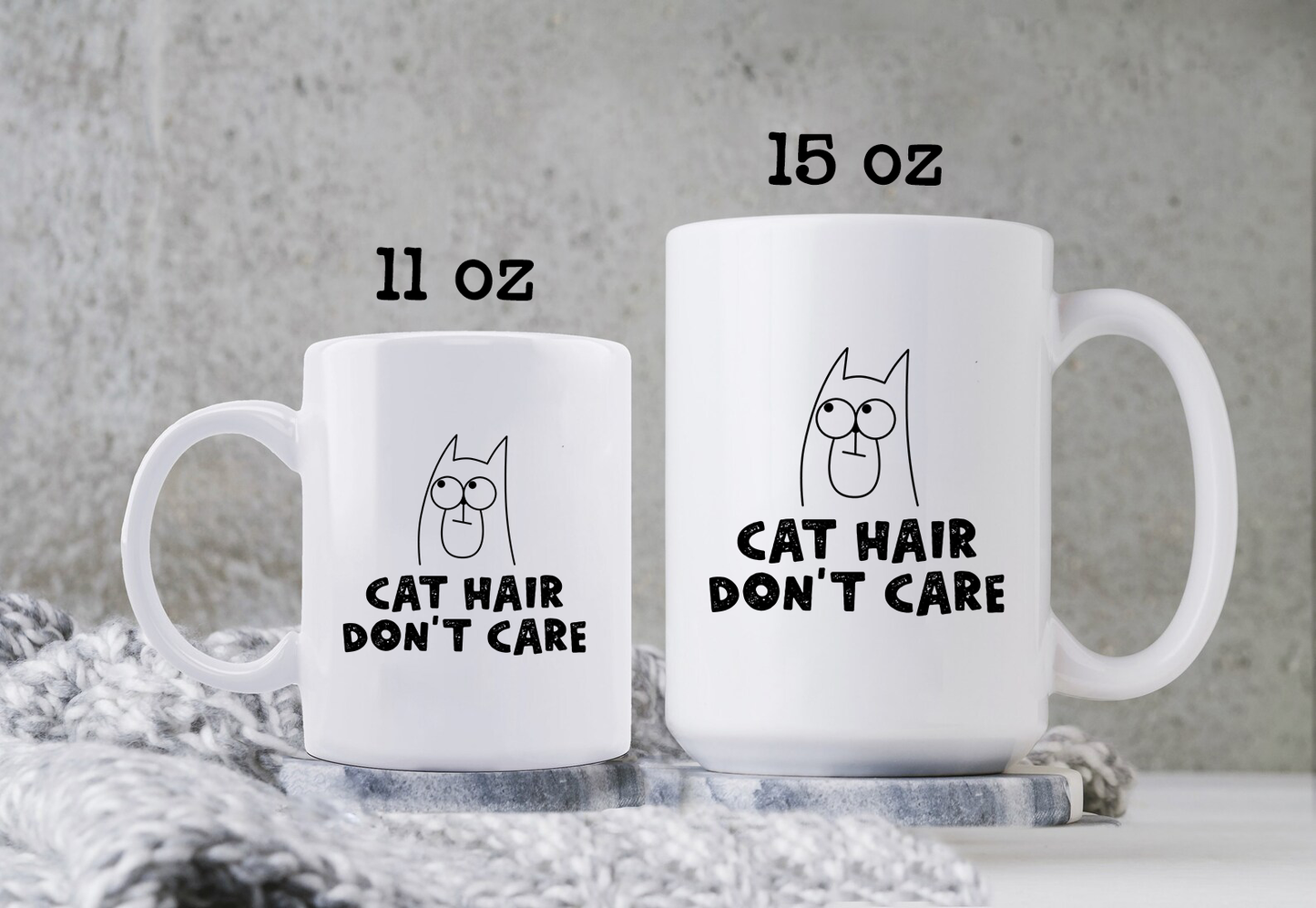 Funny Cat Hair Mug For Cat Lover Cat Coffee Cup