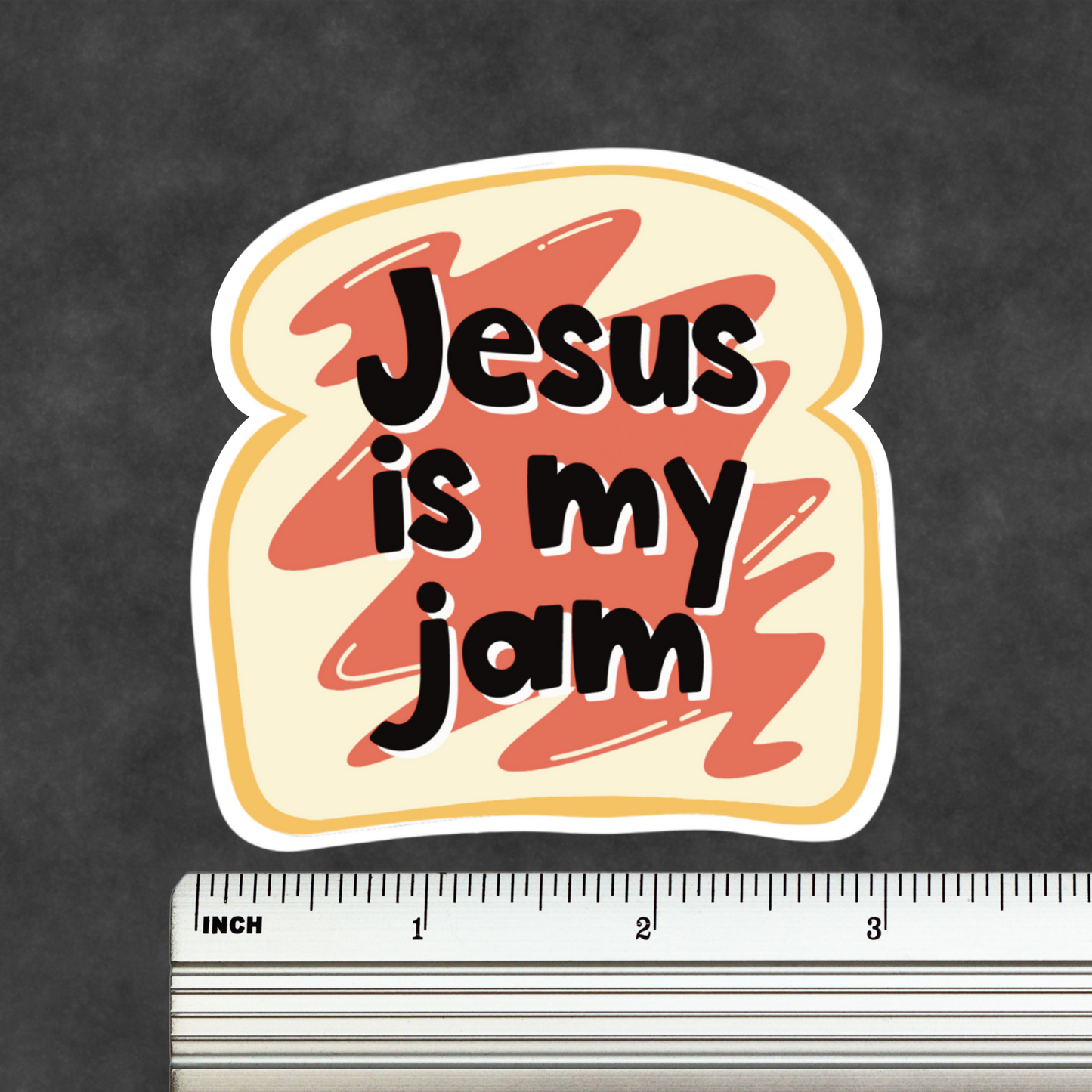 Jesus Is My Jam Sticker Funny Christian Inspirational Faith Sticker