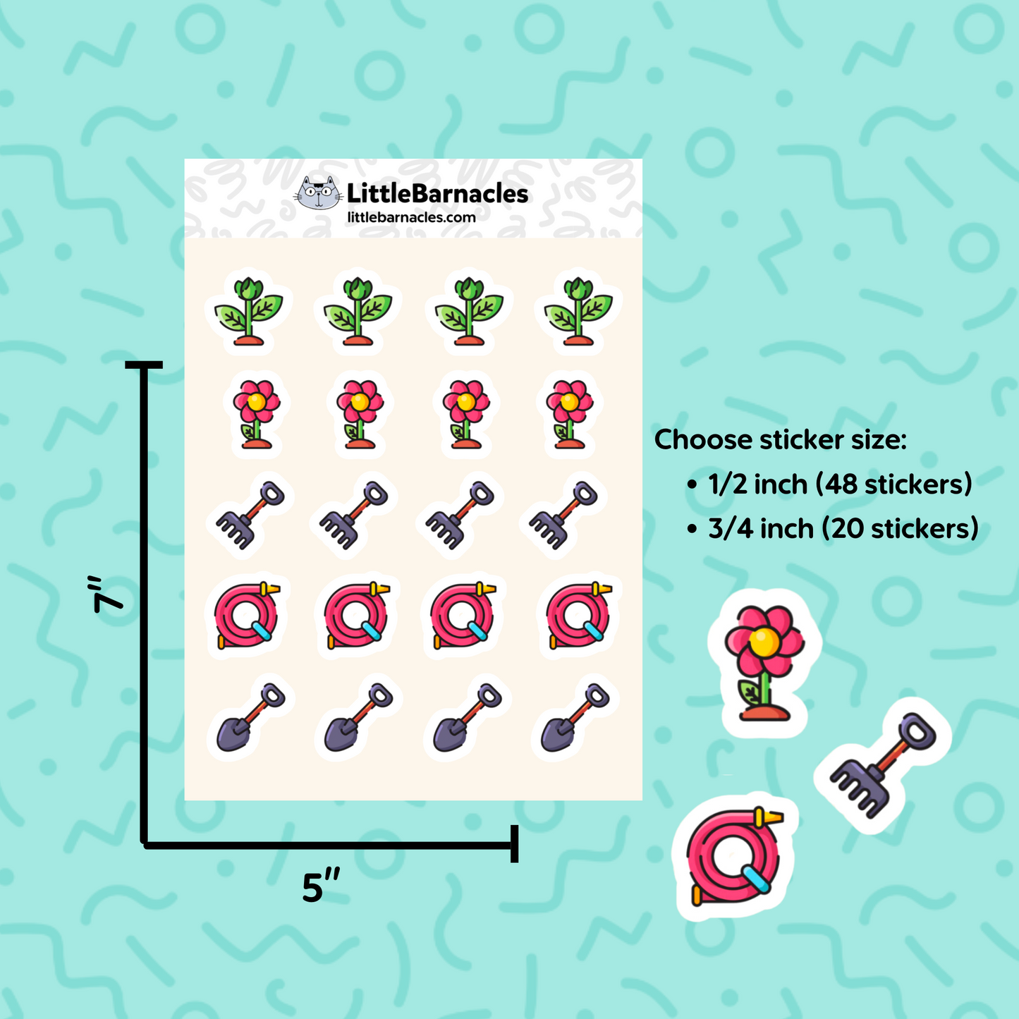 Gardening Planner Stickers Gardener Planting Stickers For Garden Planner Reminder Label Calendar Sticker