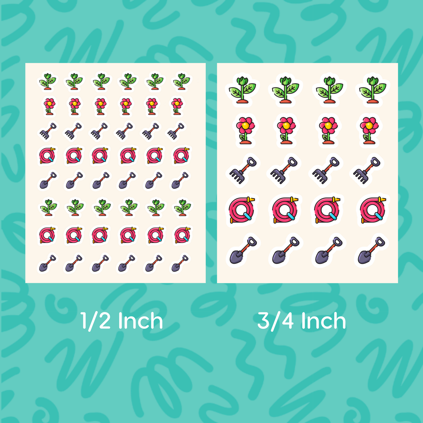 Gardening Planner Stickers Gardener Planting Stickers For Garden Planner Reminder Label Calendar Sticker