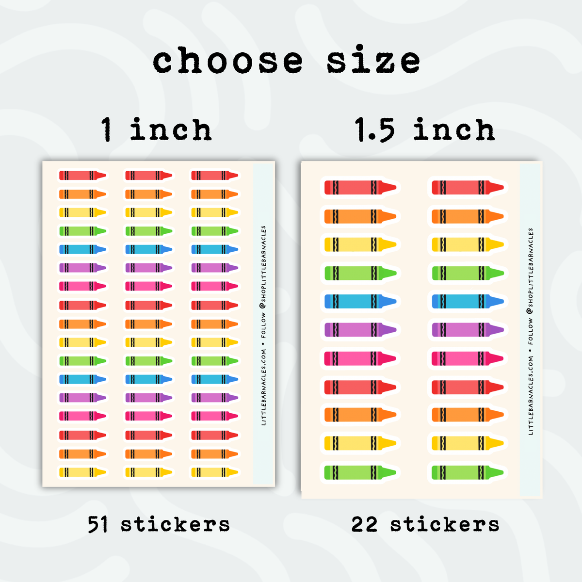 Custom Crayon Name Label Sticker • School Planner Sticker • Kid Name Label • Daycare Organization Label • Personalized Calendar Sticker