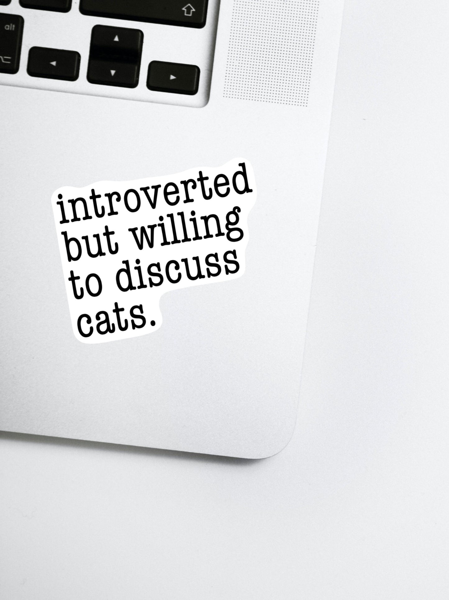 Introvert Sticker Funny Dog Sticker Cat Person