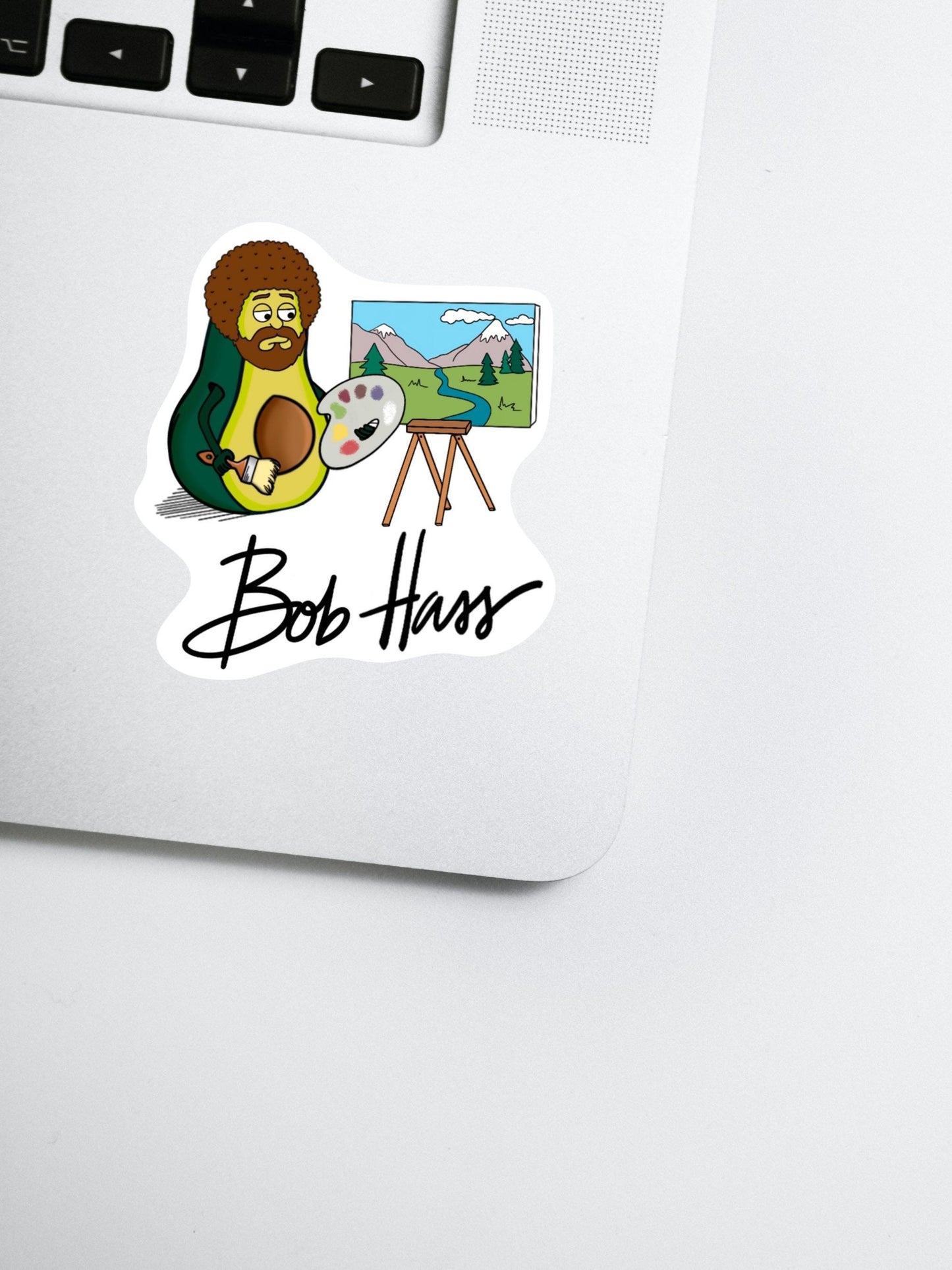 Cartoon Avocado Sticker