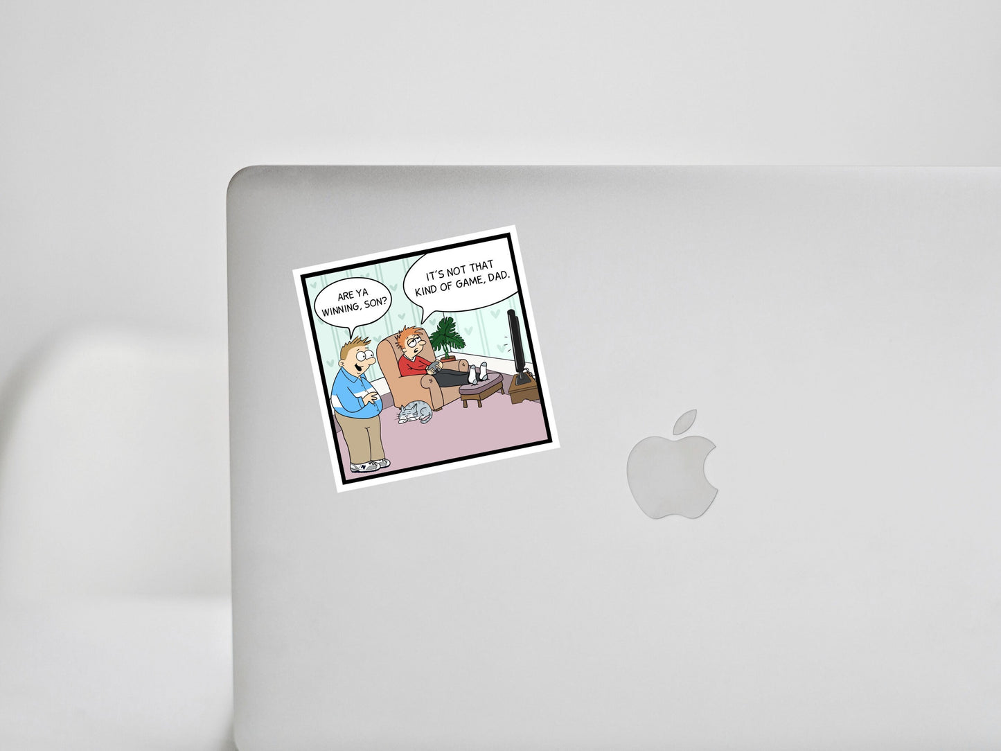 Video Gamer Sticker Dad Joke Video Gaming