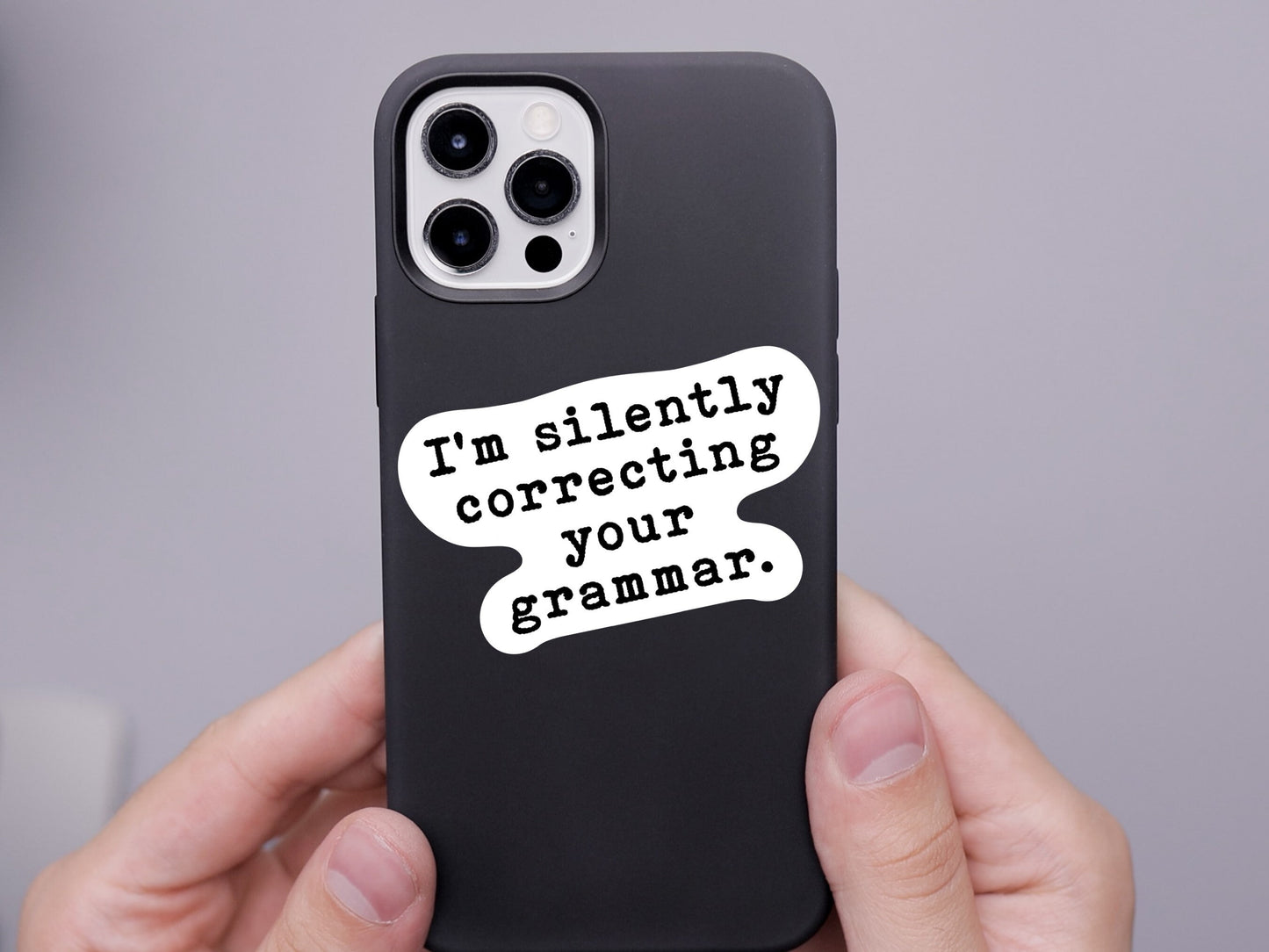Judging Your Grammar Sticker Teacher Funny Typo Sticker