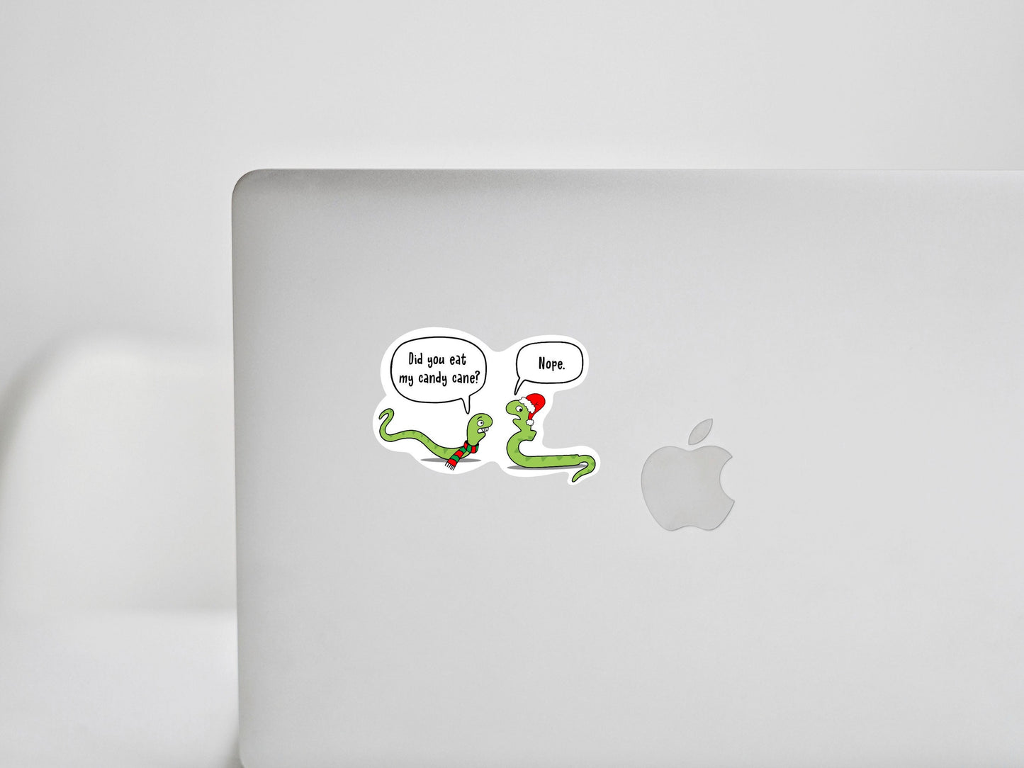 Christmas Candy Cane Sticker Holiday Cartoon Sticker