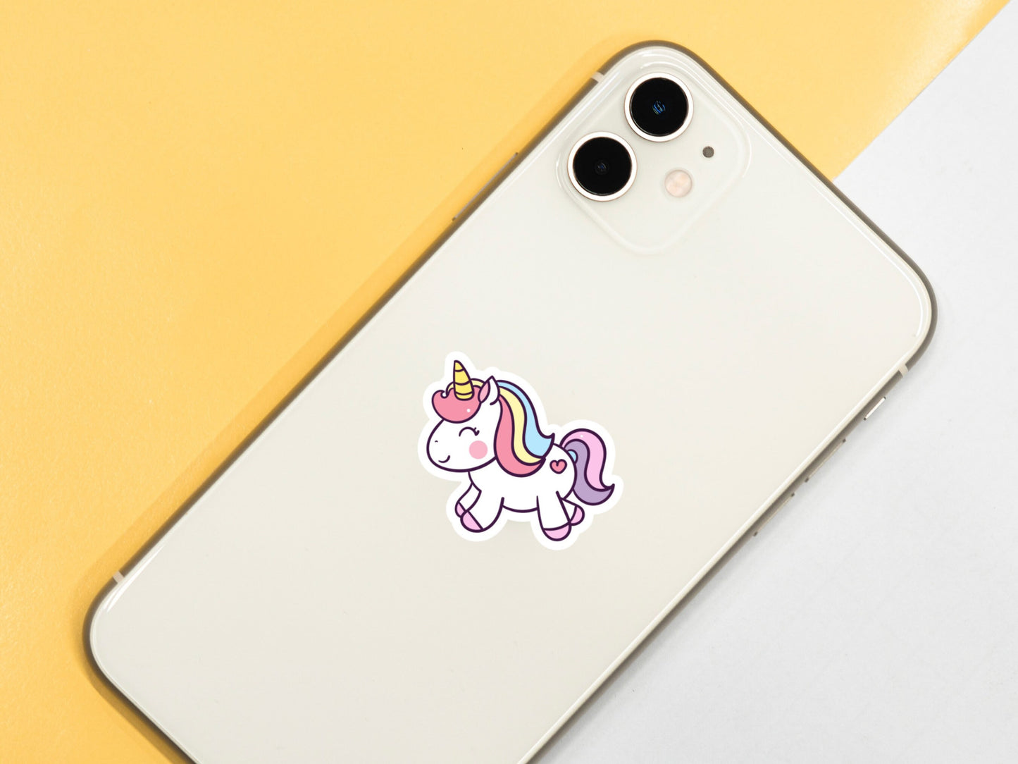 Mini Unicorn Sticker Sheet Cute Rainbow Small Sticker