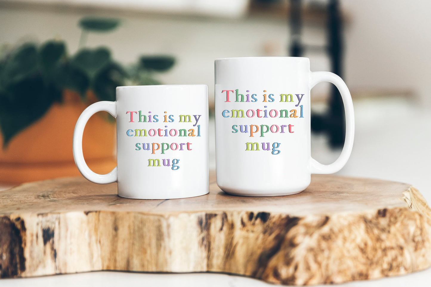 This Is My Emotional Support Mug Anxiety Mental Health Coffee Cup