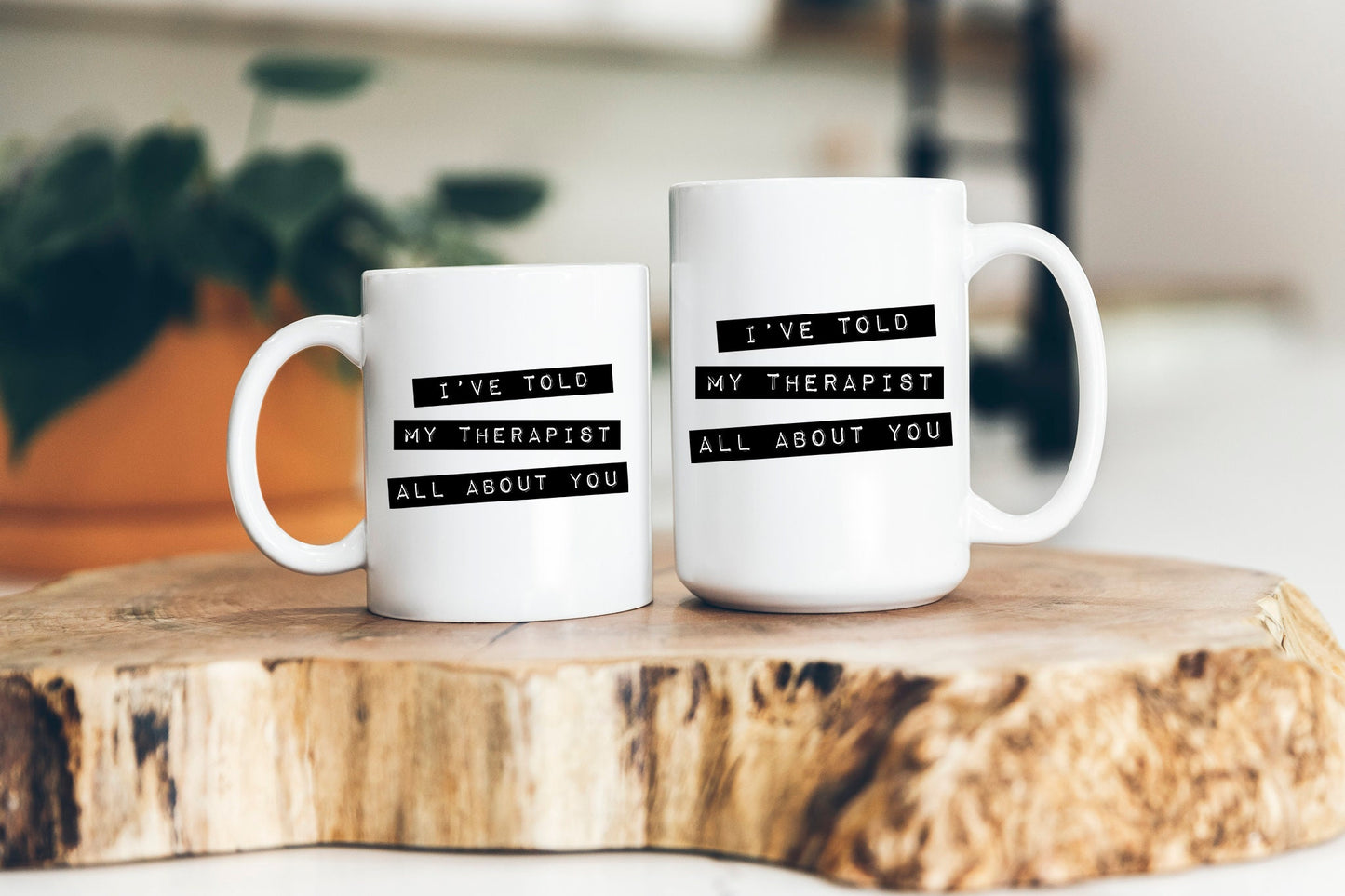 I've Told My Therapist All About You Mug Therapy Coffee Cup Mental Health