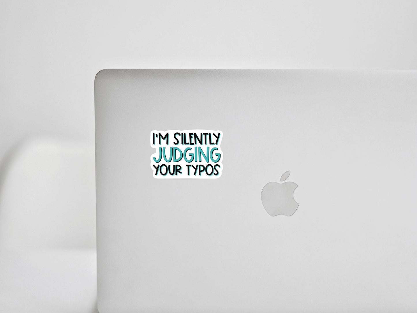 Judging Your Typos Sticker Teacher Funny Grammar Sticker