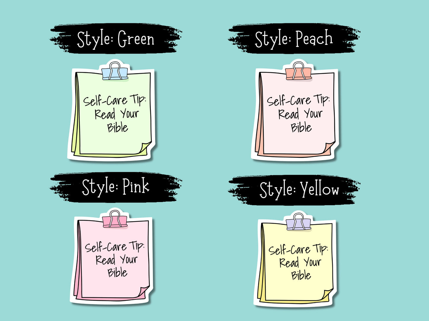 Self Care Sticker Faith Christian Mental Health Jesus Sticker