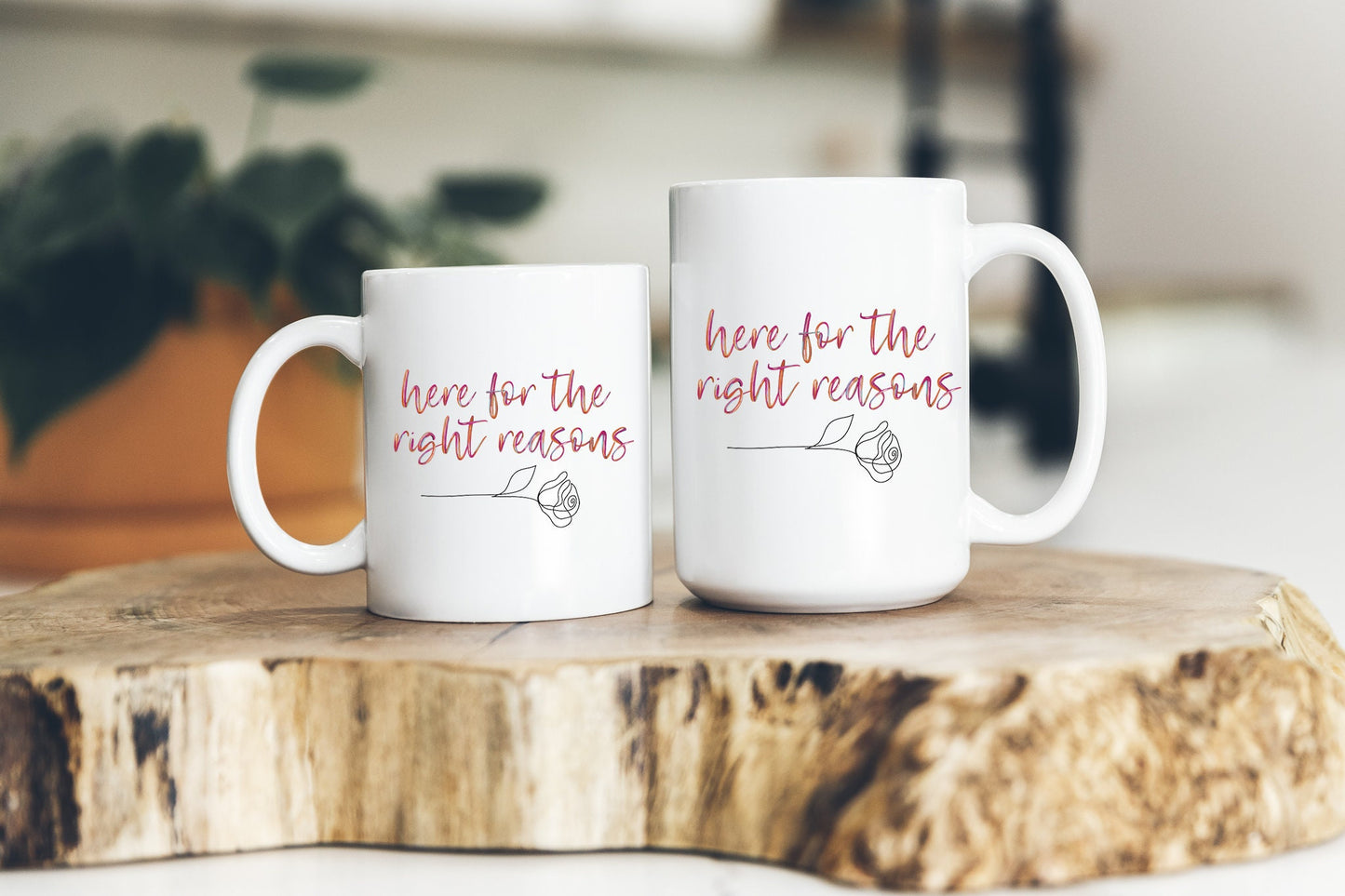 Here For The Right Reasons Mug The Bachelor Coffee Cup