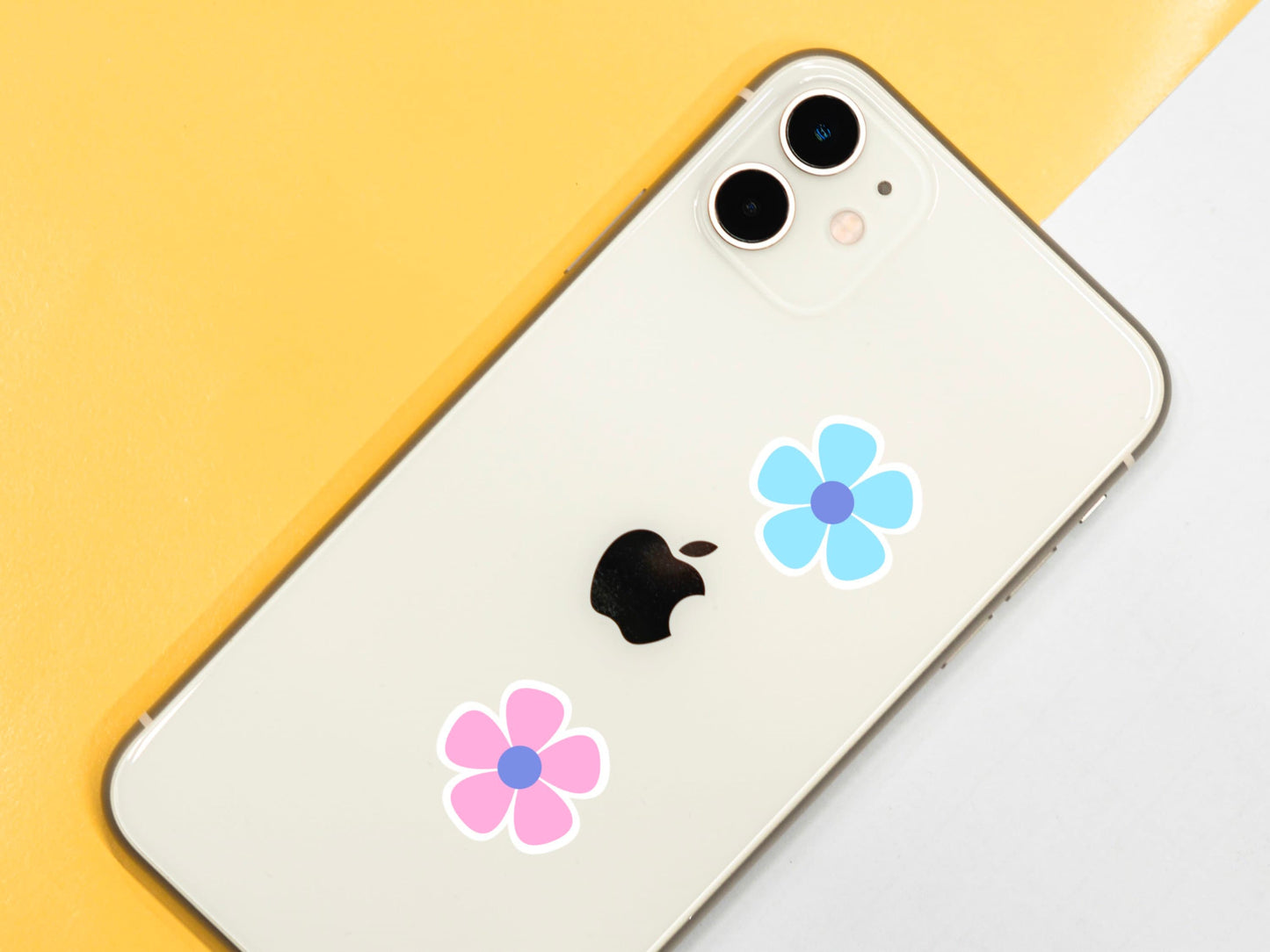 Mini Pastel Flowers Sticker Sheet Cute Gradient Small Flowers