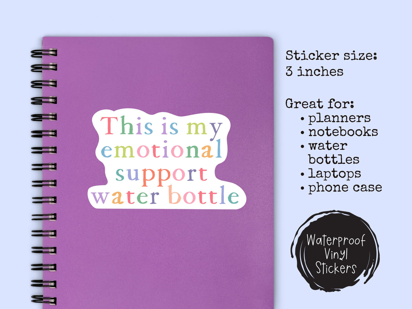 Emotional Support Sticker Anxiety Sticker Mental Health