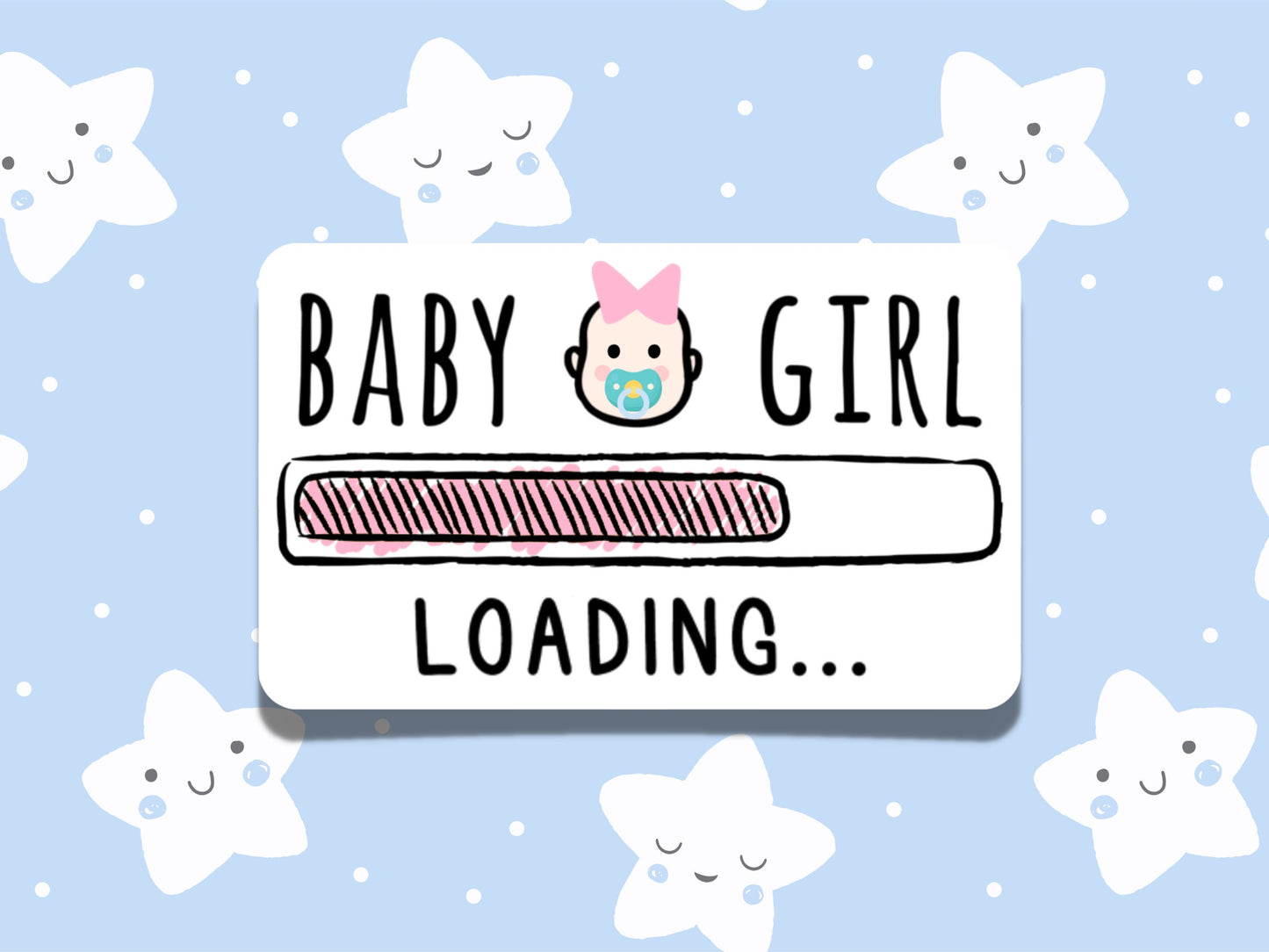 Pregnancy Sticker Baby Boy Girl Baby Shower