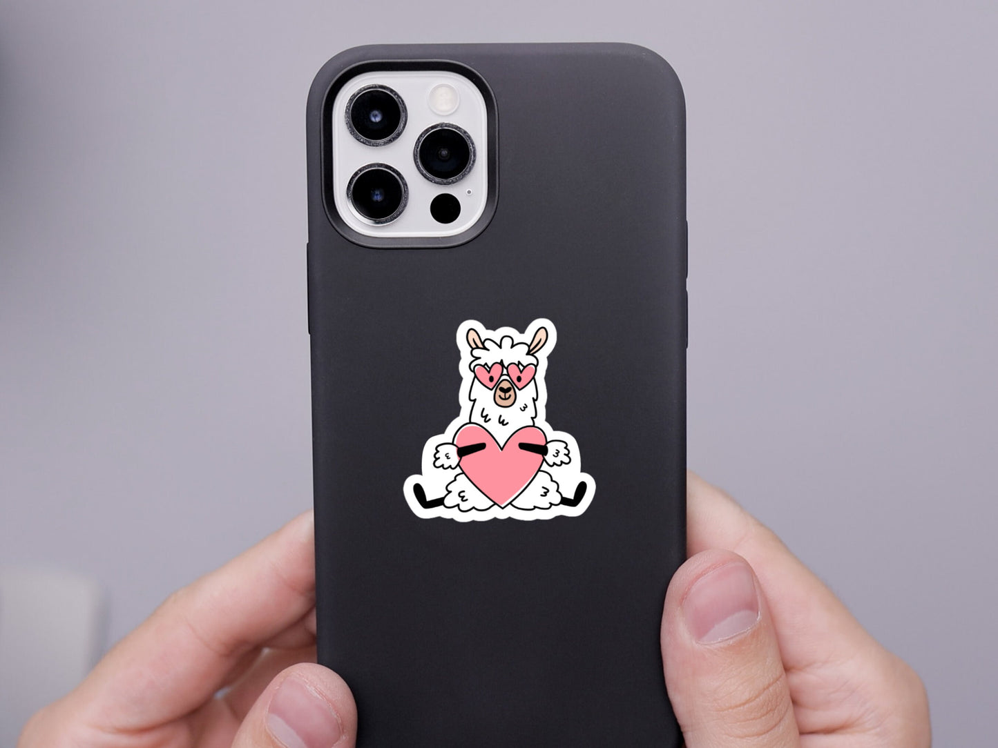 Mini Llama Sticker Sheet Cute Farm Animal Llama Small Sticker