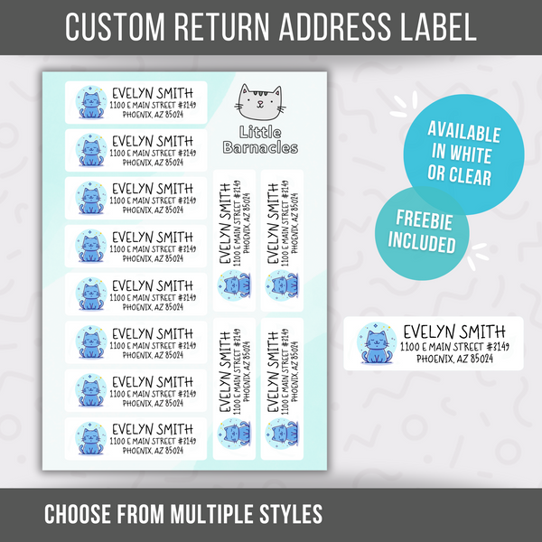 Custom Address Labels, Return Address Labels, Personalized Mailing Lab