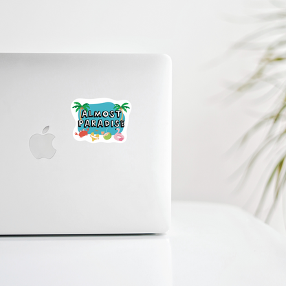 Almost Paradise Sticker • Bachelor Inspired Vinyl Decal • Waterproof Reality TV Sticker • Funny Fan Gift • Laptop Water Bottle