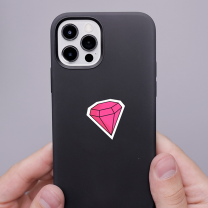 Mini Gemstone Sticker Sheet • Waterproof Vinyl Crystal Stickers • Cute Gem Decals • Small Laptop Water Bottle Journal Stickers