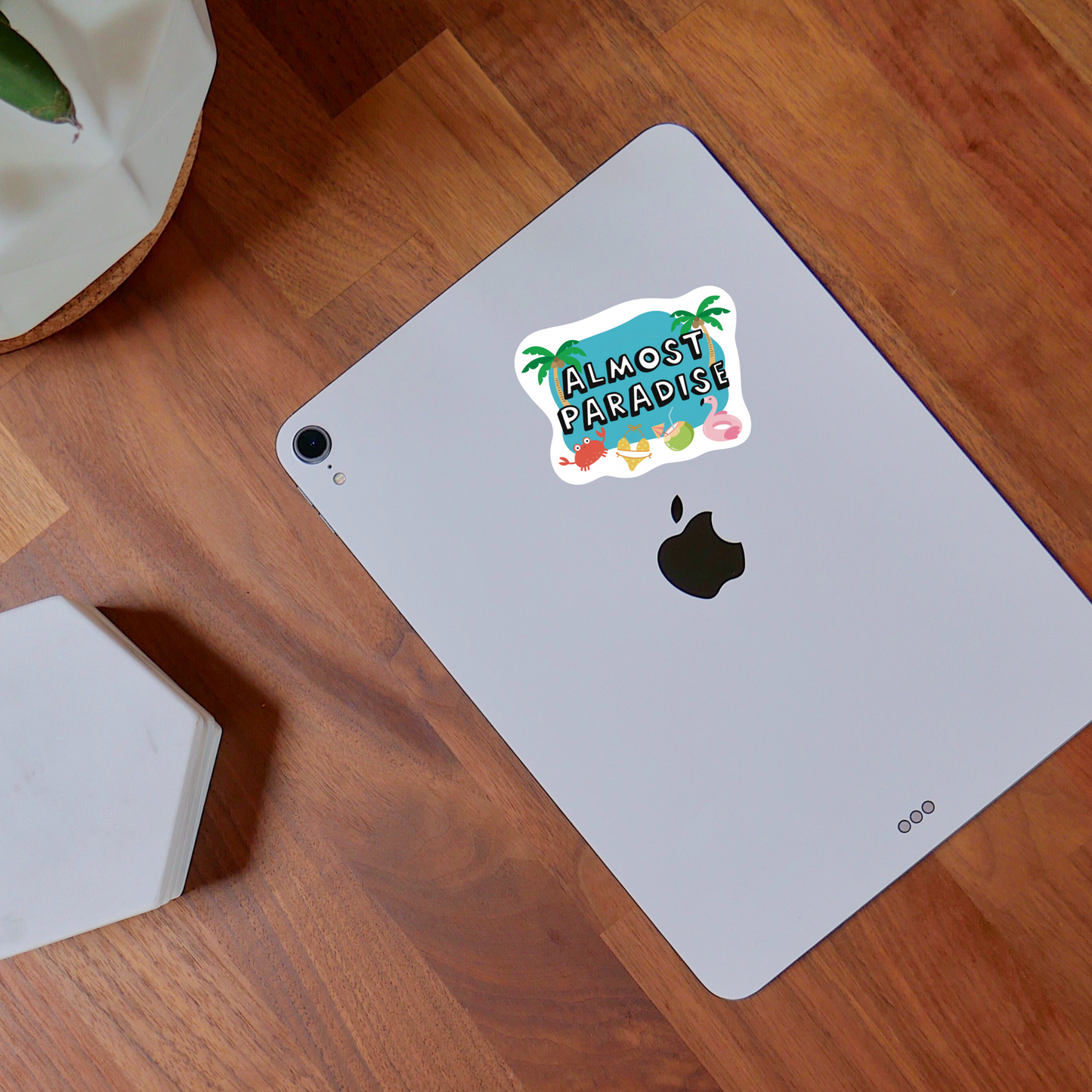 Almost Paradise Sticker • Bachelor Inspired Vinyl Decal • Waterproof Reality TV Sticker • Funny Fan Gift • Laptop Water Bottle