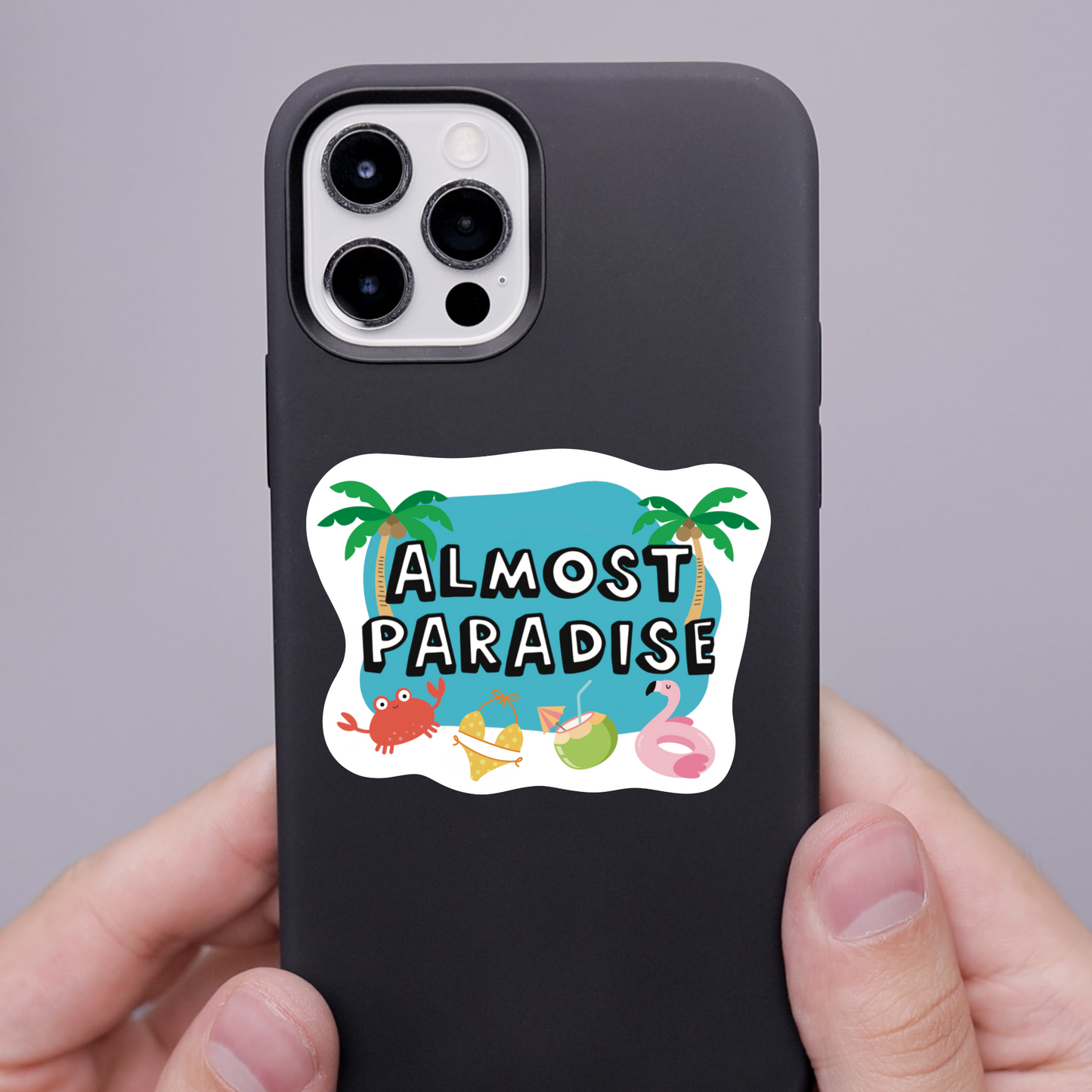 Almost Paradise Sticker • Bachelor Inspired Vinyl Decal • Waterproof Reality TV Sticker • Funny Fan Gift • Laptop Water Bottle