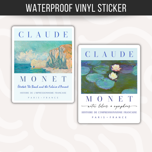 Claude Monet Sticker Collection