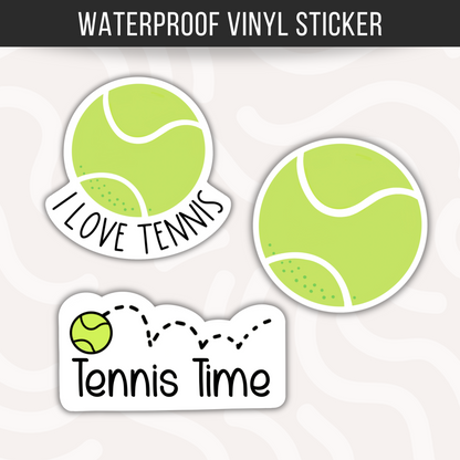 Tennis Sticker Tennis Ball