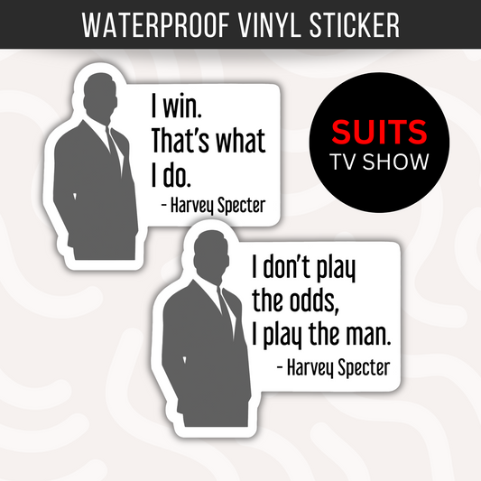 Harvey Specter Quote Sticker Suits TV Show Attorney Law - Variety 3