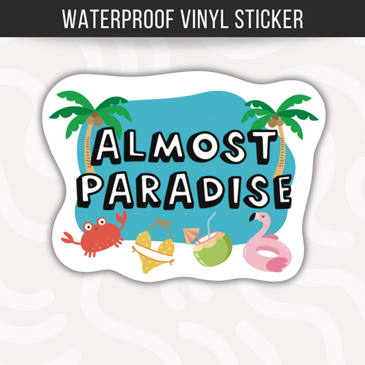 Almost Paradise Sticker Bachelor In Paradise