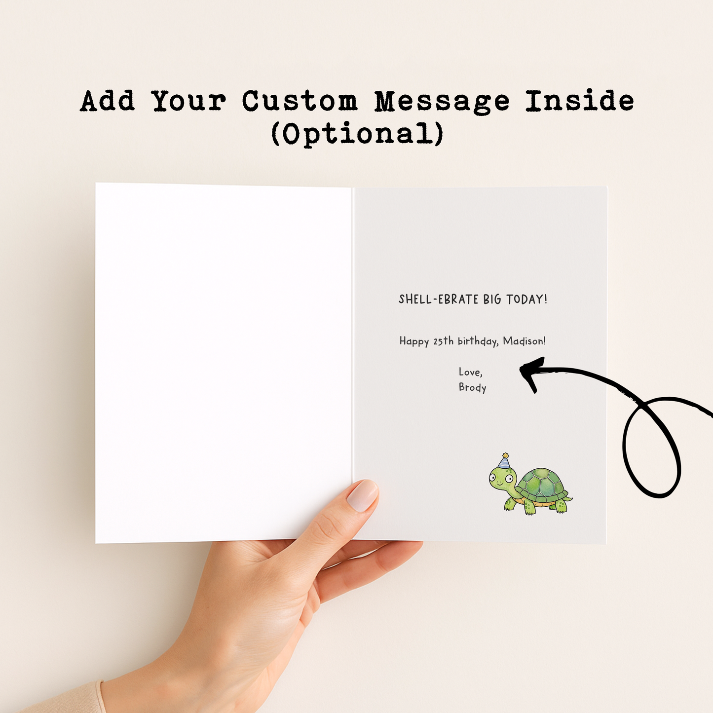 Funny Turtle Birthday Card • Turtle-y Awesome Pun Card • Cute Turtle Greeting Card • Belated Birthday Card