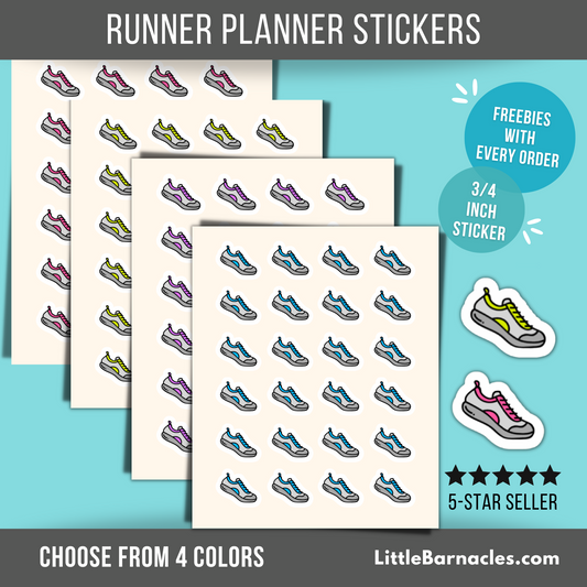 Running Planner Sticker Exercise Sticker Run Reminder Track Sticker Cardio Sticker Treadmill Reminder for Runners Calendar Sticker