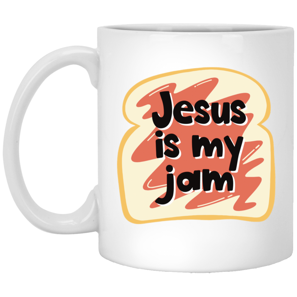 Jesus Is My Jam Mug Christian Coffee Cup Religious Faith Mug