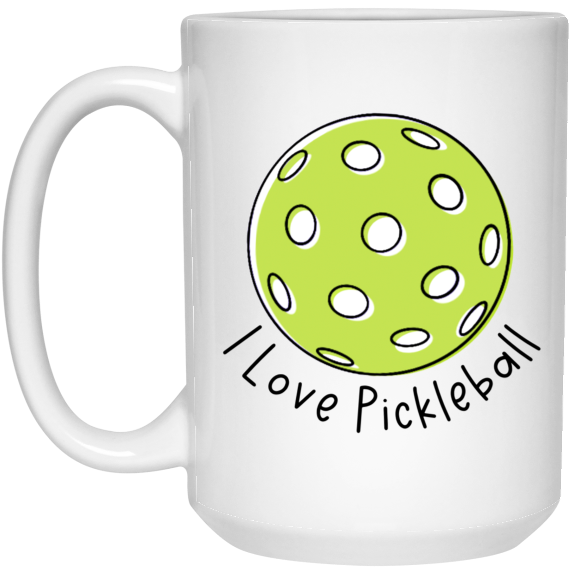 I Love Pickleball Mug Pickleball Coffee Cup