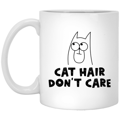 Funny Cat Hair Mug For Cat Lover Cat Coffee Cup