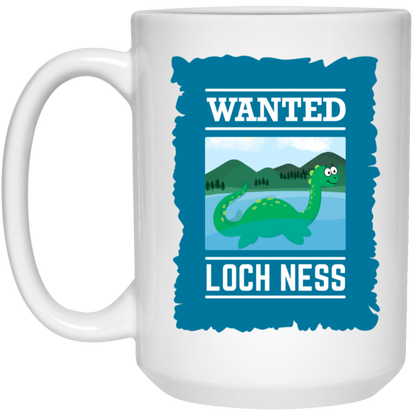 Wanted Poster Loch Ness Monster Mug Nessie Coffee Cup