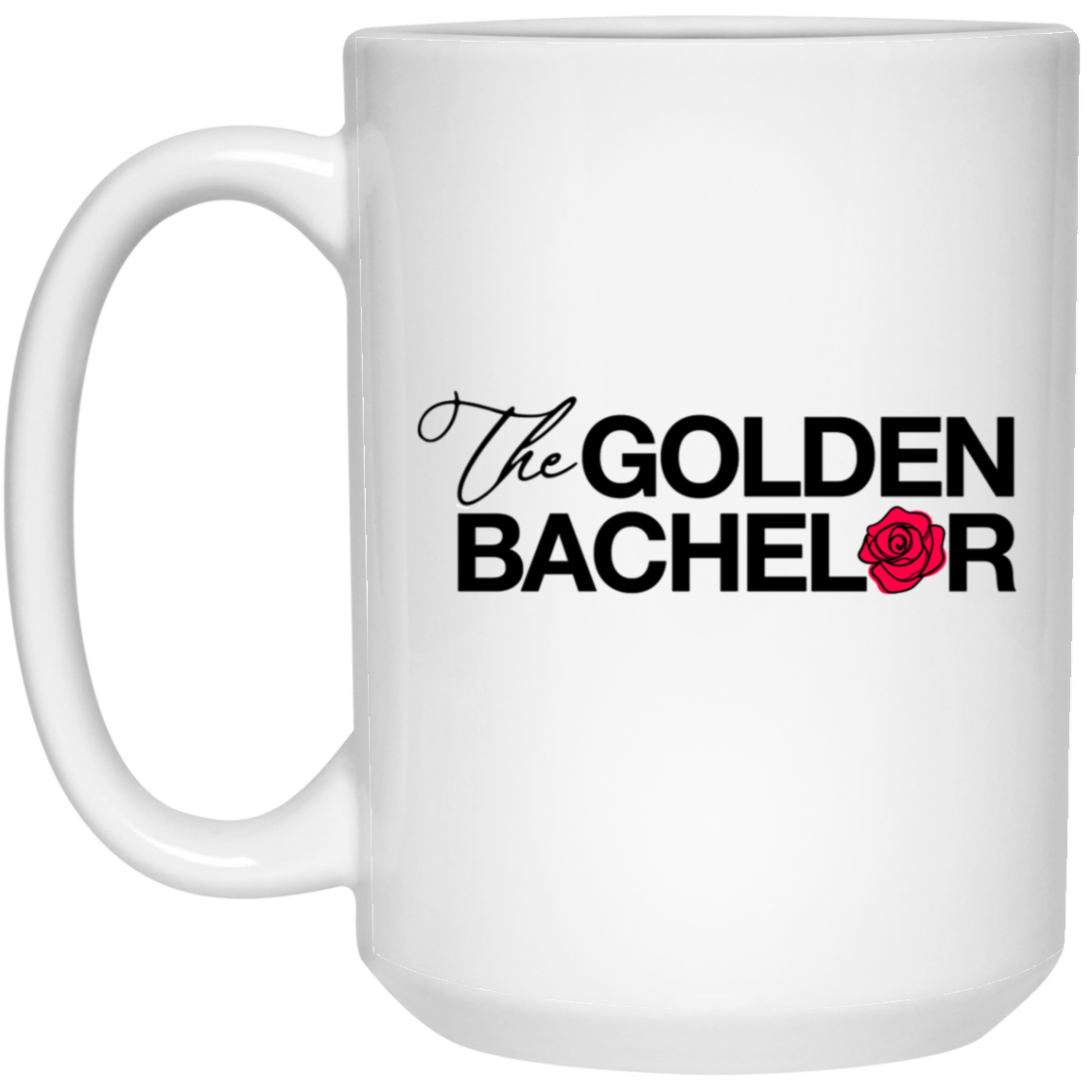 The Golden Bachelor Mug The Bachelor Coffee Cup Red Rose