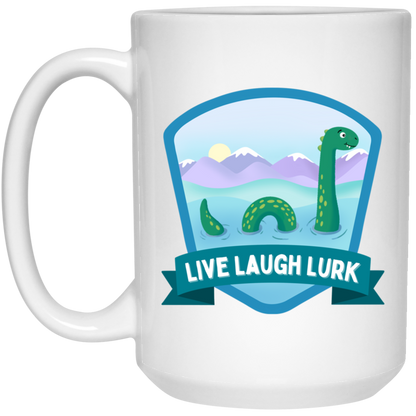 Live Laugh Lurk Mug Nessie Coffee Cup Loch Ness Monster