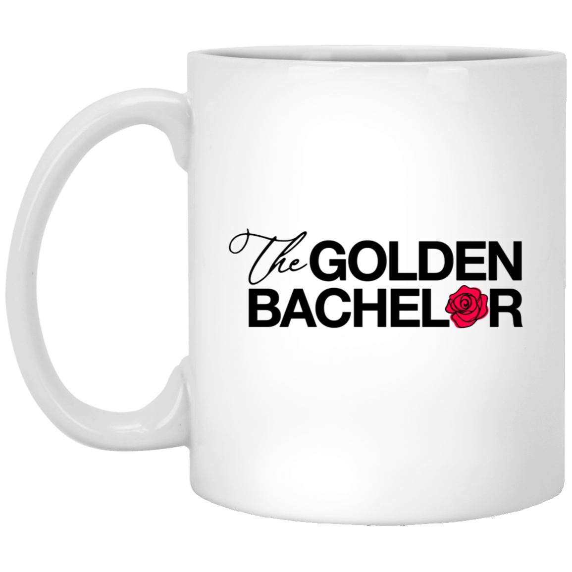 The Golden Bachelor Mug The Bachelor Coffee Cup Red Rose