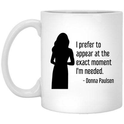 Donna Paulsen Quote Mug I Prefer to Appear Silhouette Suits TV Show Coffee Cup