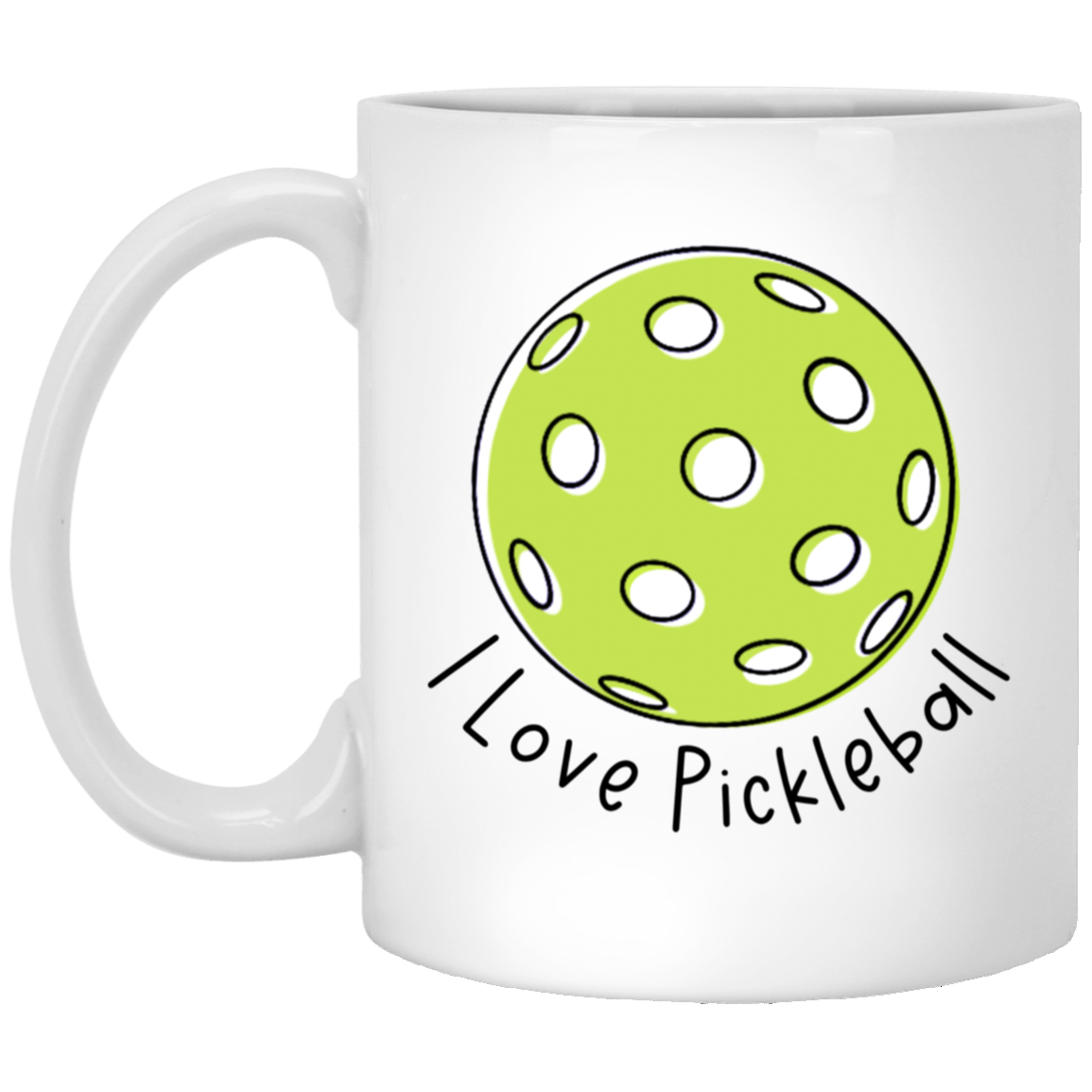 I Love Pickleball Mug Pickleball Coffee Cup