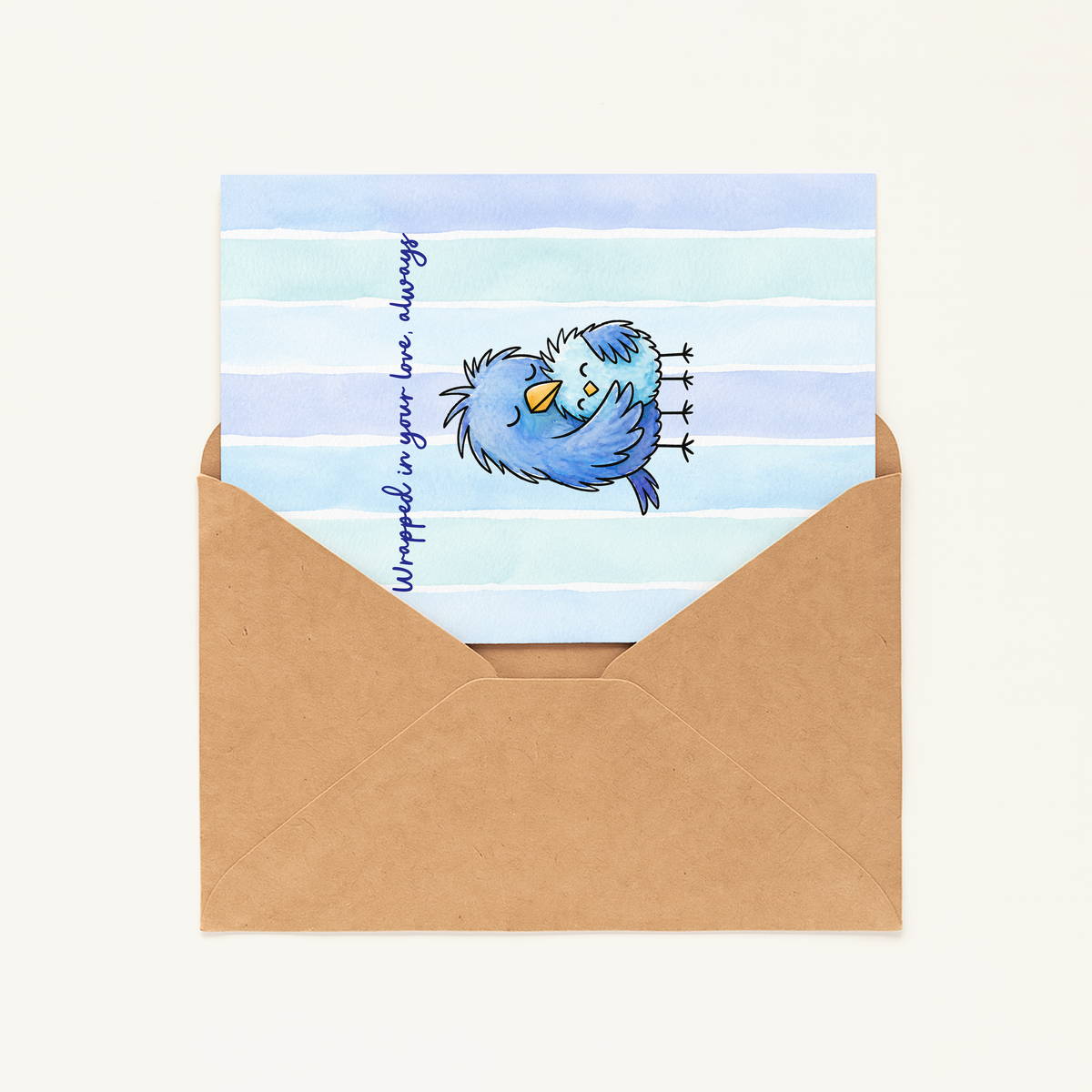 Mama Bird Mother’s Day Card • Cute Bird Card for Mom • Mom Appreciation Card • Sweet Mom Greeting Card