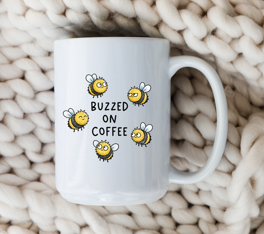 Cute Bumble Bee Mug • Save the Bees Coffee Cup • Bee Lover Gift • Earth Day Mug • Nature Lover Drinkware