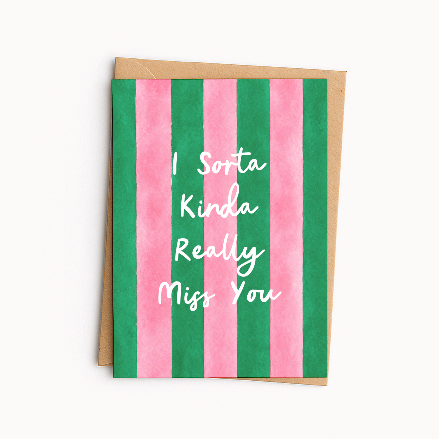 Funny Miss You Card • Cute Missing You Greeting Card • Best Friend or Long Distance Love Card • Thinking of You Card